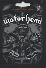 Motorhead Officially Licensed 1mm Gauge 5 pc Guitar Pick Plectrum Set SALE!