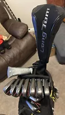 Men’s Cobra King Forged Irons & Caddie Bag, Driver, Cobra Putter. Stiff Flex.