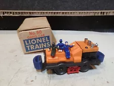 VINTAGE Lionel # 50 Gang Car ORIGINAL BOX WORKS RUNS FINE 2