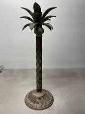 New ListingU1 Palm Tree Candle Holder