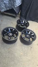 New Listing(3) 18x9.5 +22 5x114.3 5x100 XXR 522 Satin Black Wheels Discontinued Used