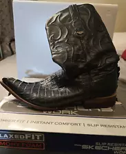 CROCODILE Boots LOS ALTOS Snip Toe - Sz 12- EE Great Condition.