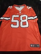 Nike Dri Fit Denver Broncos #58 Von Miller COLOR RUSH NFL Jersey Men’s XL