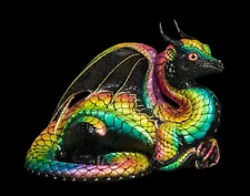 Windstone Editions "Groovy" Lap Dragon Test Paint #1