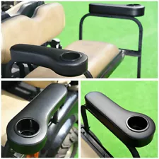 Golf Cart Arm Rest for Rear Seat Arm Cushion Cup Holder For EZGO Club Car Yamaha