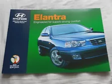 2001 Hyundai Elantra UK Car Sales Brochure, collectible, VGC