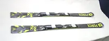 SALOMON L41537200160 2023 E S/FORCE SX BLACK / LIME 160CM MENS SKIS