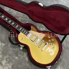 Custom LP Deluxe Pete Townshend Gold Electric Guitar HHH Pickups for Sale