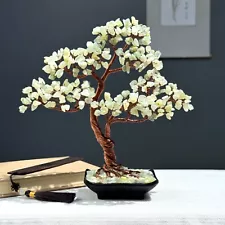 Jade Crystal Bonsai Serenity Tree Gemstone tree of Life