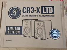 (2) Mackie CR3-X 3" 50w Creative Reference Multimedia Studio Monitors Speakers