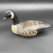 Original Donna Tonelli Wooden Canadian Goose Decoy 9”