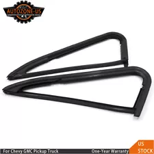 2pcs Front Vent Glass Window Weatherstrip Seals Set For Chevy GMC Pickup Truck (For: 1989 Chevrolet Blazer)