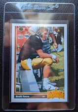 1991 UPPER DECK #13 BRETT FAVRE ROOKIE CARD RC ATLANTA FALCONS PACKERS HOF MINT