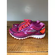 Womens Brooks Ghost 8 Purple Pink Running Shoes Sneakers 1201931B580 Size 6.5