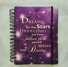 i dimension 3D Spiral Notebook Journal "Dreams Are Like Stars" 200 Lined Pages