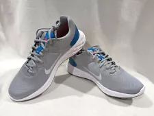 Nike Revolution 6 NN Wolf Grey/Platinum Men's Running Shoes - Size 9/11.5/14 NWB