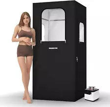 71In High Full Size Steam Sauna 600D Canvas, Sauna Box, Portable Steam Sauna, Pe