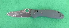 Custom Benchmade 550 Griptilian D2 Sheepsfoot Mel Pardue Folding Pocket Knife