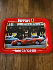 Ferrari Testarossa Limited Edition Vintage Steel Tray