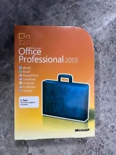 Microsoft Office 2010 Professional For 5 PCs Full Retail NEW SEALED Box Version