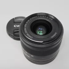 Canon EF-M 15-45mm F/3.5-6.3 IS STM Lens for EOS M M2 M3 - plus Caps!