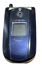 Sanyo SCP 8100 - Electric Blue (Sprint) Cellular Phone