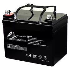 12V 35Ah SLA Battery Replaces 12V U-1 Battery for Pride Mobility Jazzy Select