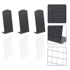 Ear Stud Display Rack: 6pcs 72 Holes Earring Holder acrylic 72 Holes Earrings