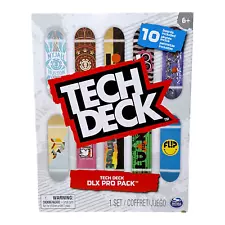 Tech Deck DLX Pro Collectible Fingerboard Set For Skate Lovers, 10 Pack