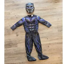 Rubie's Marvel Avengers Black Panther Padded Costume with Mask Size XS Youth