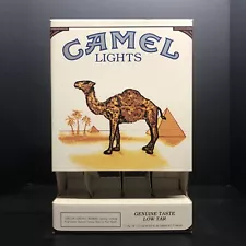 Camel Lights Cigarettes Display Dispenser Hard Pack 15" Tall Box Vintage 94