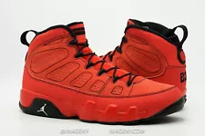 AIR JORDAN 9 IX RETRO USED SZ 11 MOTORBOAT JONES CHALLENGE RED BLACK 302370-645