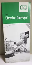 1962 JOHN DEERE HAY ELEVATOR-CONVEYOR FARM IMPLEMENTS BROCHURE