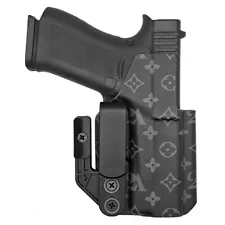 IWB Tuckable Holster 2A Black Monogram by GHC Holsters