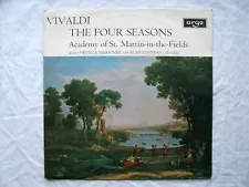 ARGO ZRG 654 - Vivaldi Four Seasons - Loveday, Marriner LP - UK