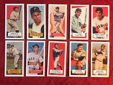 BABE RUTH-DIMAGGIO-CLEMENTE-TY COBB+BASEBALL FULL 10 CARD SET-RARE UK ISSUE-MINT