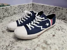 Houston Texans NFL Men's Low Top Big Logo Canvas Shoes , size 10