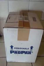 ð Perishable PROPAK Insulated SHIPPING Box Perishable Storage Cooler Styrofoam