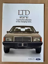 1983 Ford LTD original Australian sales brochure (7/83)