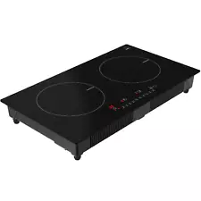 Induction Cooker 2 Burner Cooktop 1800W Digital 2 Burner Electric Cooktop