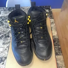 Jordan 12 Retro Mid Black Taxi size 12 Pre-Owned