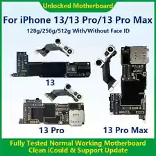 New ListingFully Tested Authentic Motherboard for IPhone 13 Pro Max Unlocked Mainboard New