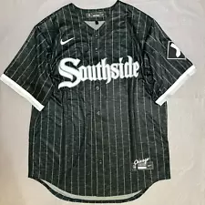 New Nike Tim Anderson Chicago White Sox MLB Southside City Connect Jersey Sz L