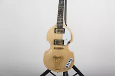 Hofner Violin BB2 Electric Guitar Natural Color HPL Fretboard 22 Fret Soild