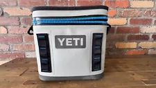 YETI Hopper Flip 8 Soft Cooler - FOG GRAY / TAHOE BLUE - Retired & Discontinued