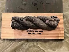 AUTHENTIC US NAVY USS CONSTITUTION PIECE of SHIPS ROPE w NAILS - OLD IRONSIDES