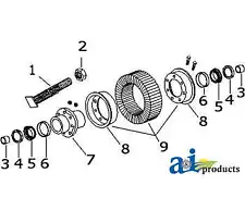 Kit 215BH fits Bush Hog Several