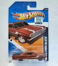 Hot Wheels 67 Plymouth GTX #86 Factory Sealed 2012 Set Muscle Mania For Sale