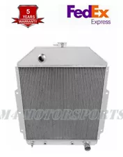 3 Row Aluminum Radiator For 1942-1952 Ford F1 F2 F3 Pickup Truck Chevy Eng V8 (For: 1950 Ford F-2)