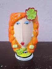 Joey LLC, 62642 Dolly mama's Fine Pottery Vase Face Figurine For Sale!!!